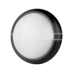 Plafón LED superficie circular 12W 120° IP54 Negro