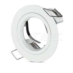Mini anel montado para lâmpada LED GU10 circular Branco