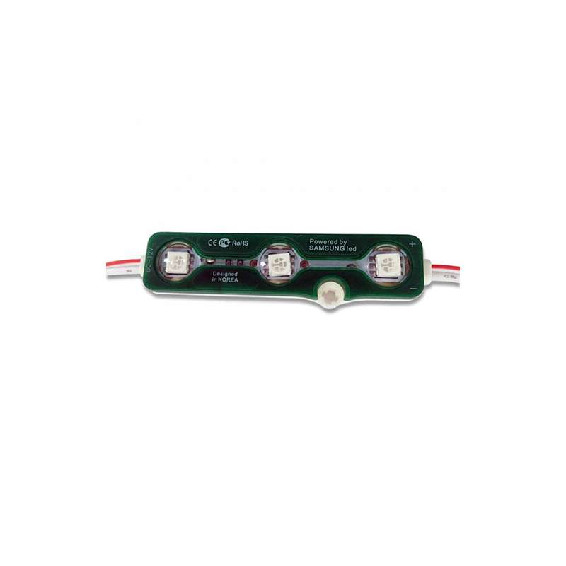 LED LED LED módulo para etiquetagem verde 0.72W 3LED IP67 12V Diodo SMD5050