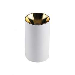Aplique superficie para bombilla LED GU10 elegant cylindrical oro+blanco